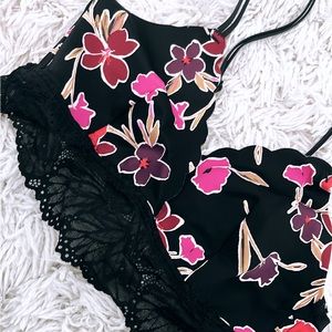Floral Lingerie Bralette